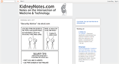 Desktop Screenshot of kidneynotes.com